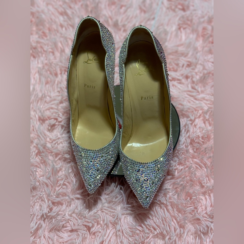 Louboutin Hot Chick Hand Blinged with Swarovski Crystals - They Are Finished!! - Picture 4 of 10